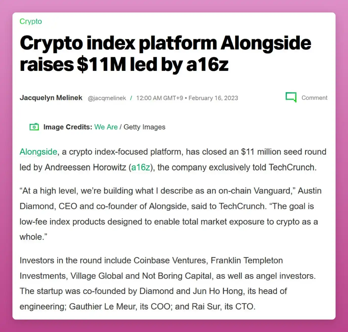 a16z、Coinbase看好的「加密指数」，都有哪些项目