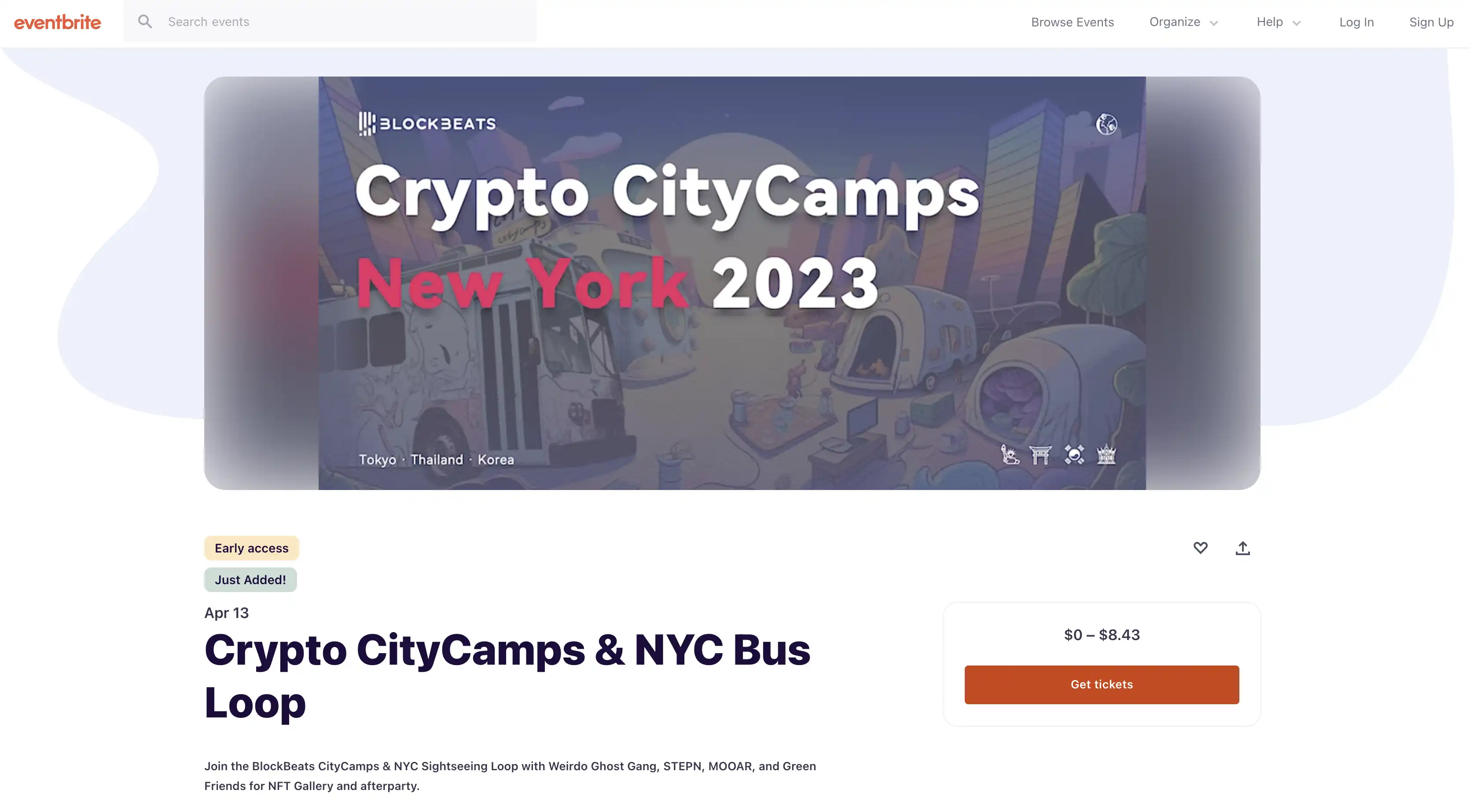 来纽约参与Crypto CityCamps首站活动，赢取1.5万枚GMT