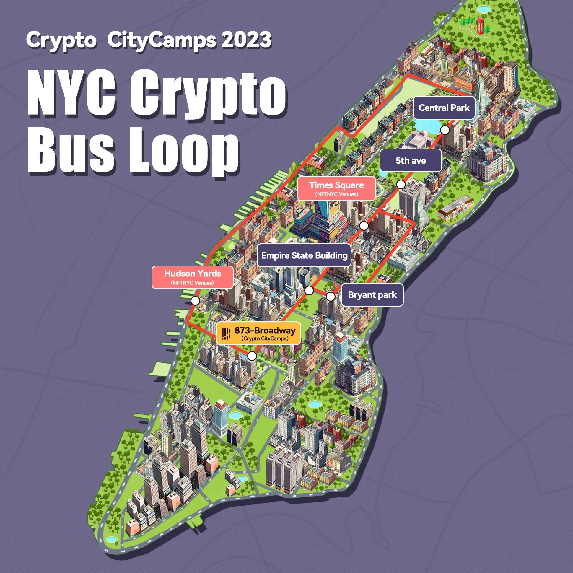 来纽约参与Crypto CityCamps首站活动，赢取1.5万枚GMT