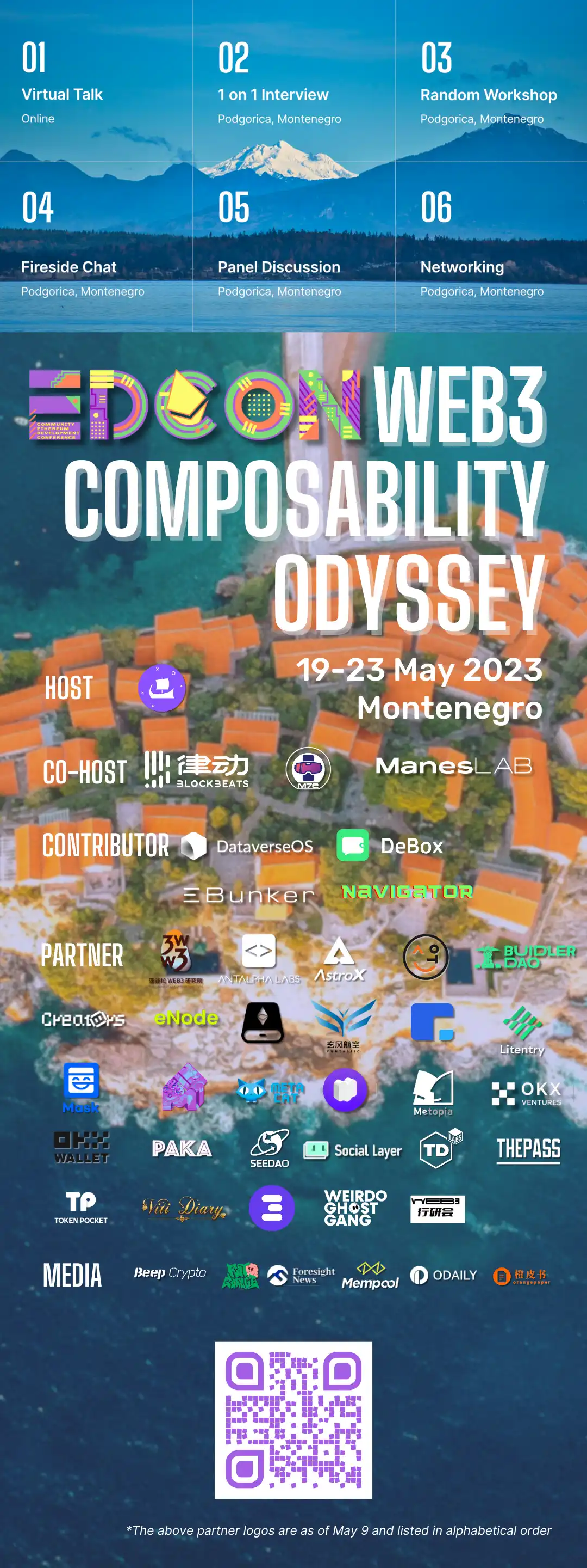 Web3可组合之旅7天后黑山启程，你上车么？| Web3 Composability Odyssey@EDCON