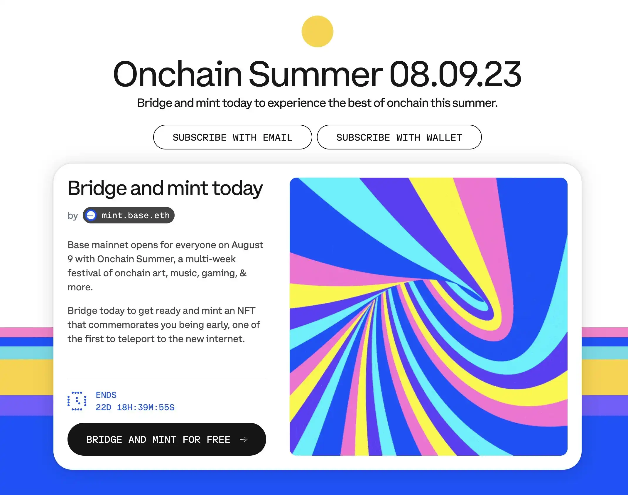 交互指南：Base主网全面开放，如何参与Onchain Summer？