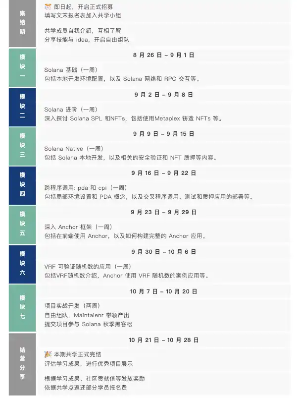 Solana共学社区邀请Rust开发者参加百万美元奖金池黑客松活动