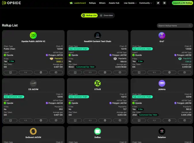 Opside ZK-Rollup LaunchBase重磅更新：支持ETH/BSC/Polygon测试网等多个L1选项