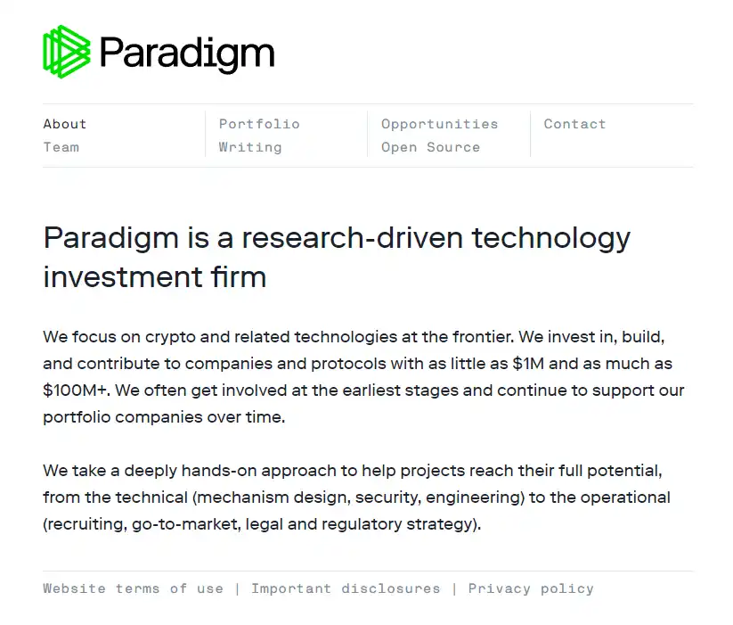 Paradigm成长简史：从高校投资中走出来的加密基金