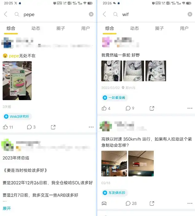 对比DOGE行情与社媒热度关联，PEPE和WIF见顶了吗？